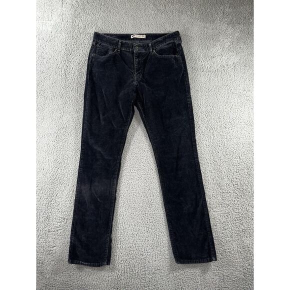 Levis Corduroy Pants Women 32 Demi Curve Classic Rise‎ Slim Leg - Picture 1 of 10